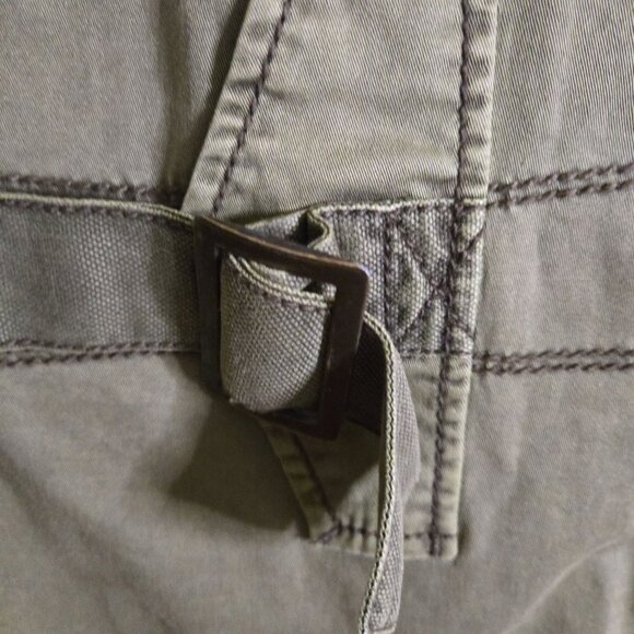 Anthropologie Marrakech Olive Utility Jacket Full Zip Snap Pockets Size S - Picture 8 of 11